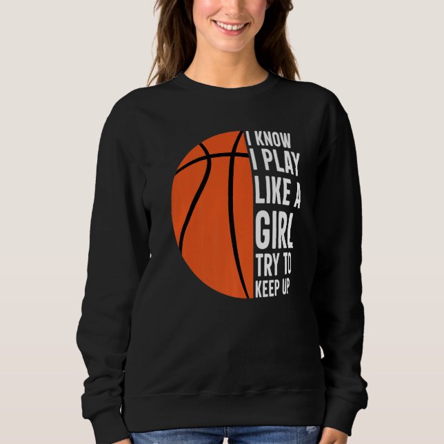 Camiseta Eu Sei Que Eu Jogo Como Uma Garota Tente Acompanha (Frente)
