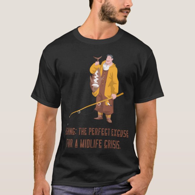 Camiseta Eu sei que eu pesco como uma garota tente acompanh (Frente)