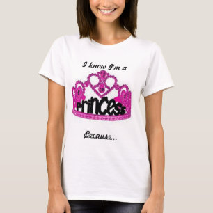 Camiseta Eu sei que eu sou uma princesa