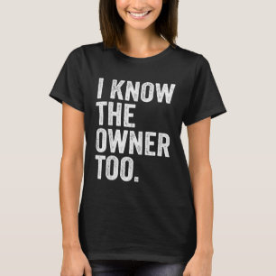 Camiseta Eu Sei Que O Proprietário Muito Bartending Engraça
