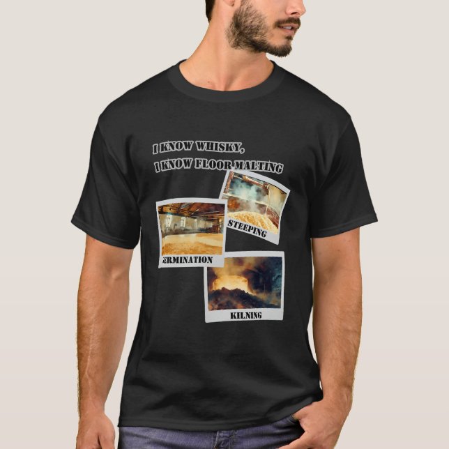 Camiseta Eu Sei Que Uísque Eu Conheço Malte De Chão (Frente)