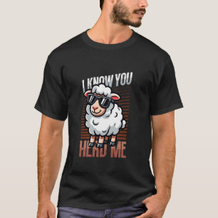 Camiseta Eu Sei Que Você Me Conduziu Ovinocultura Amante De