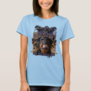 Camiseta Eu sei quem deixou os cães para fora!