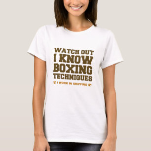 Camiseta Eu Sei Técnicas De Boxing
