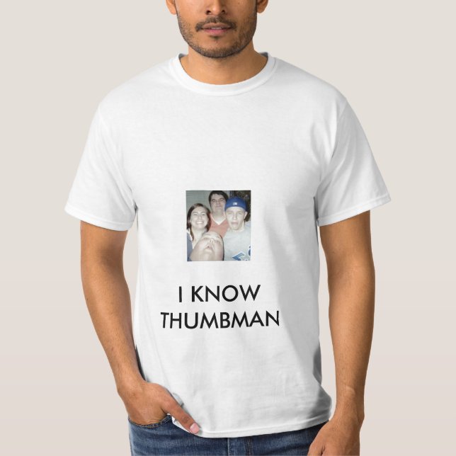 CAMISETA EU SEI THUMBMAN (Frente)