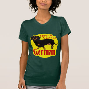 Camiseta Eu sei um pouco alemão