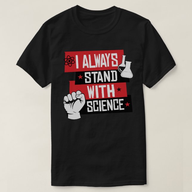 Camiseta Eu sempre fico com ciência (Frente do Design)