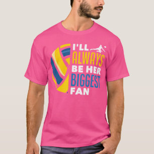 Camiseta Eu Sempre Serei A Maior Família Fã De Voleibol