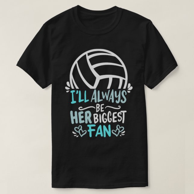 Camiseta Eu sempre serei a maior Fan Voleibol (Frente do Design)