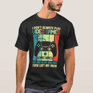 Camiseta Eu Sempre Toco Videos games Jogando Engraçado Joga