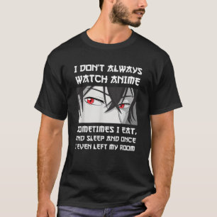 CAMISETA EU SEMPRE VEJO ANIME ÀS VEZES COMO E VENDO