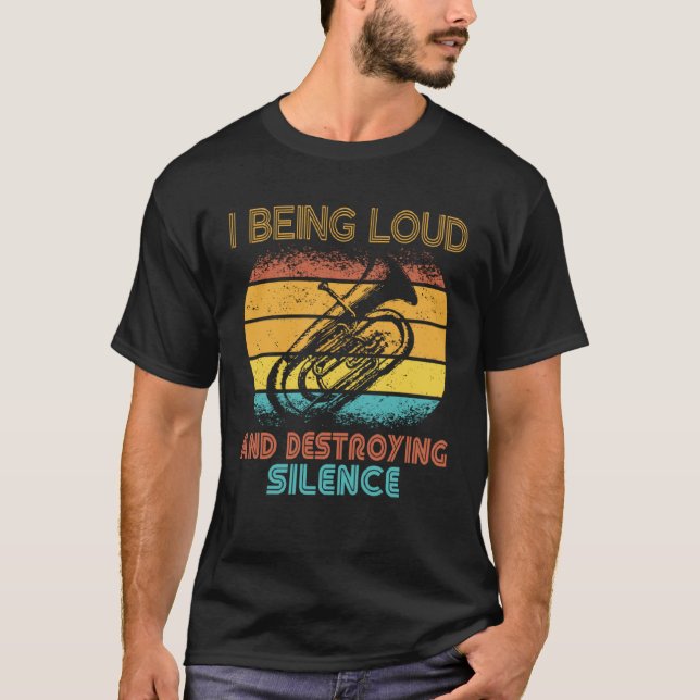 Camiseta Eu sendo alto e destruindo a Orquestra Sensível de (Frente)