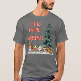 Camiseta Eu serei Gnomo para o Natal