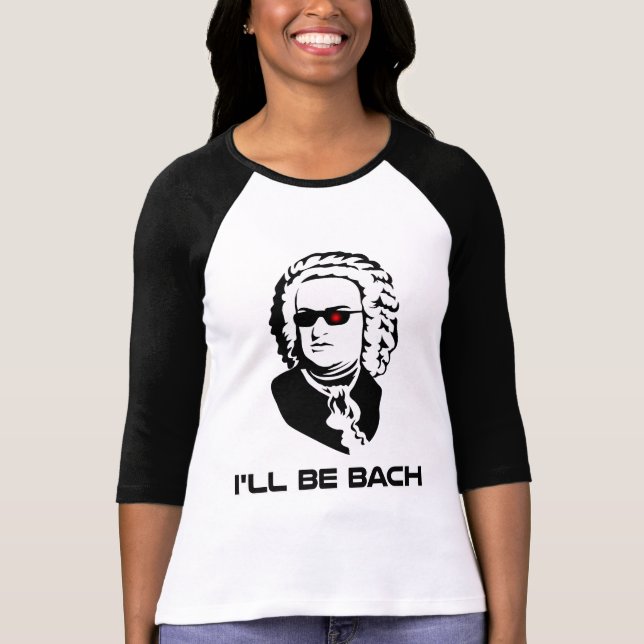 Camiseta Eu serei Johann Sebastian Bach (Frente)