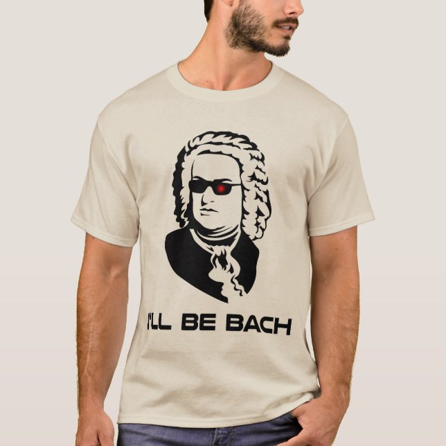 Camiseta Eu serei Johann Sebastian Bach (Frente)