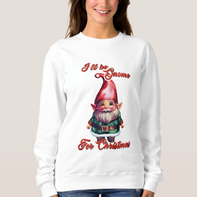 Camiseta Eu serei o Gnomo de Natal (Frente)