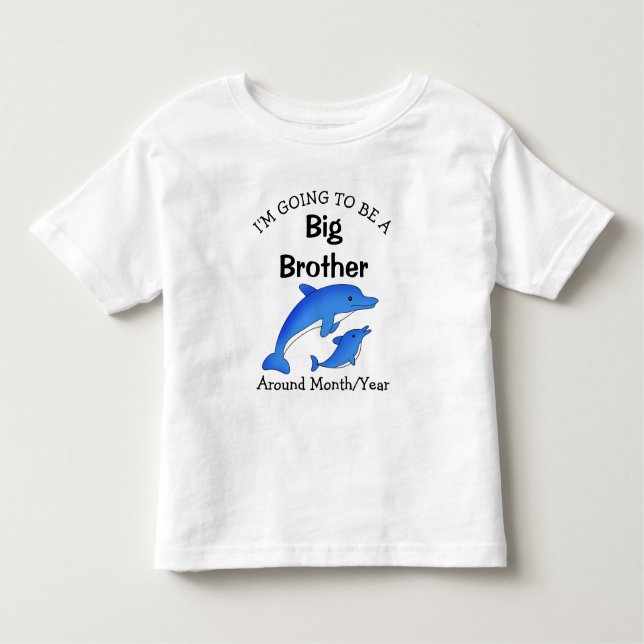 Camiseta Eu serei um Big Brother Toddler (Frente)