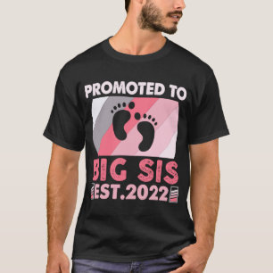 Camiseta Eu serei um grande sis promovido à Irmã 2