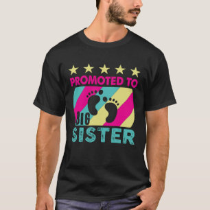 Camiseta Eu serei um grande sis promovido à Irmã Grande
