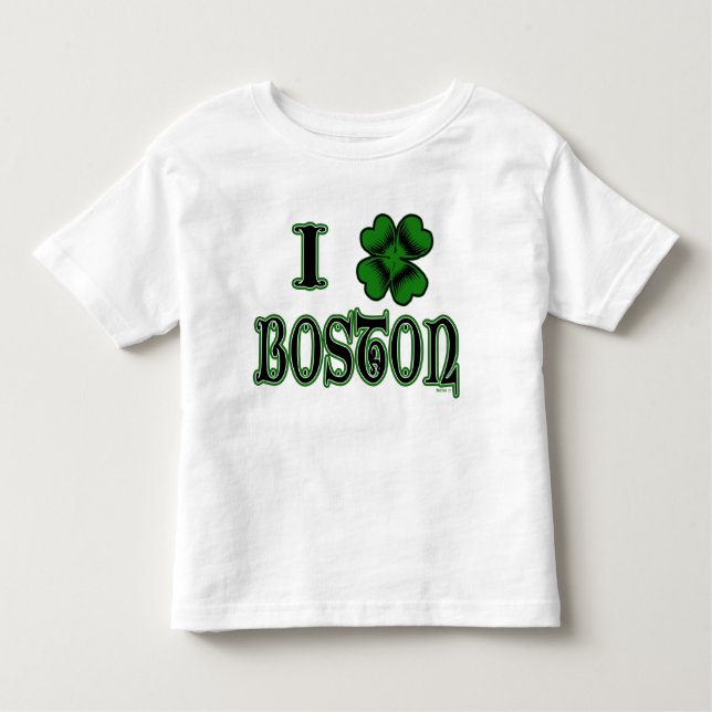 Camiseta Eu Shamrock Boston Kids (Frente)