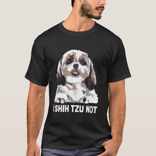 Camiseta Eu Shih Tzu Não (Frente)