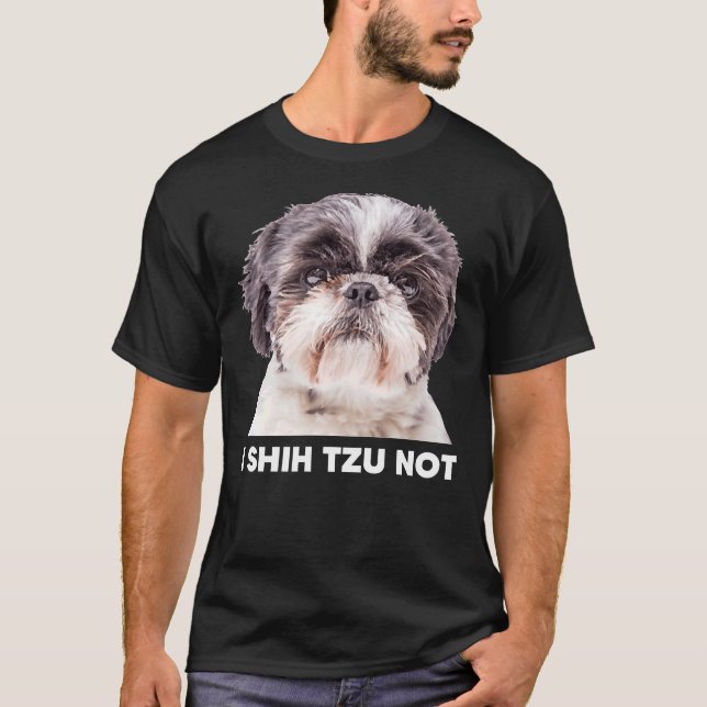 Camiseta Eu Shih Tzu Não (Frente)