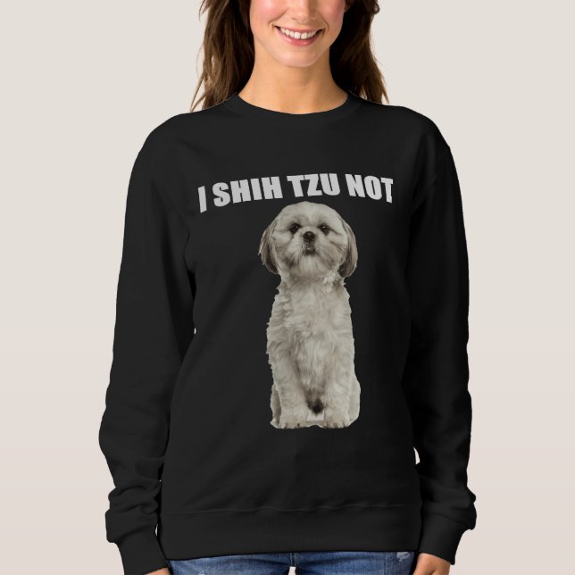 Camiseta Eu Shih Tzu Não (Frente)