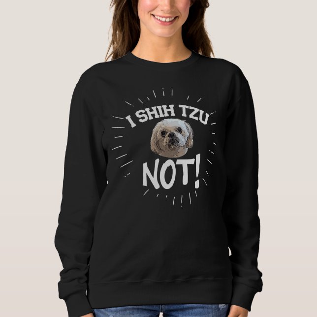 Camiseta Eu Shih Tzu Não Cachorro (Frente)