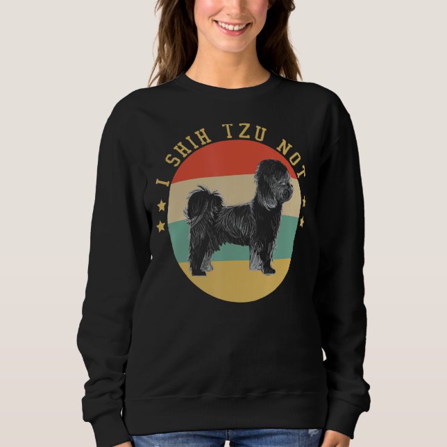 Camiseta Eu Shih Tzu Não Cachorro Mãe (Frente)
