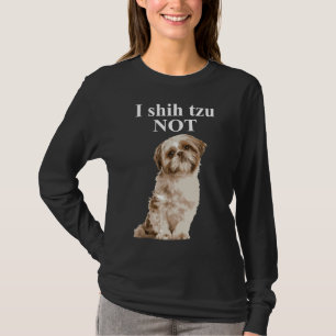 Camiseta Eu Shih Tzu Não Shih Tzu