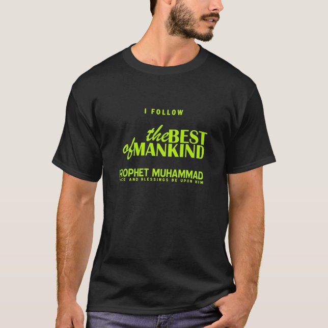 Camiseta Eu sigo o melhor da humanidade (Frente)