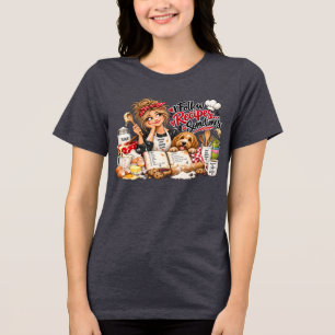 Camiseta Eu Sigo Receitas Às Vezes Engraçado Assar