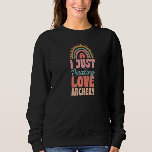 Camiseta Eu simplesmente amo Arco e Flecha Boêmio Arco-íris (Frente)