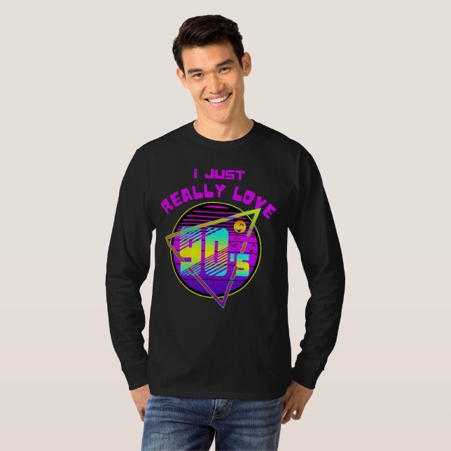CAMISETA EU SIMPLESMENTE AMO OS ANOS 90 (Frente Completa)