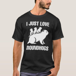 Camiseta Eu simplesmente amo os marmotas