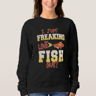 Camiseta Eu simplesmente amo peixe, okay Presente