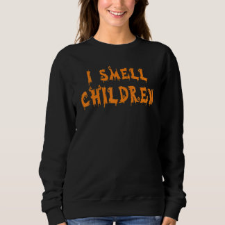 Camiseta Eu Sinto Cheiro de Crianças Professor de Halloween