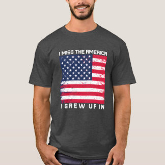 Camiseta Eu Sinto Falta da América em que Cresci vintage