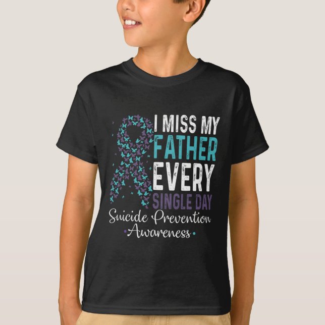 Camiseta Eu Sinto Falta Do Meu Pai Todo Solteiro Dia De Sui (Frente)