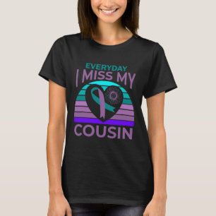 Camiseta Eu Sinto Falta Do Meu Primo Coração Suicídio Giras