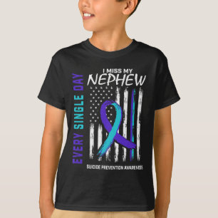 Camiseta Eu Sinto Falta Do Meu Sobrinho Na Prevenção De Con