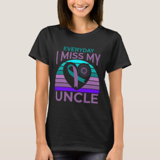 Camiseta Eu Sinto Falta Do Meu Tio Coração Suicídio De Gira