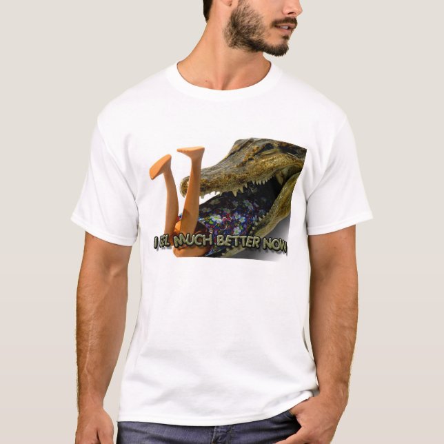 Camiseta Eu sinto muito melhor agora (Frente)