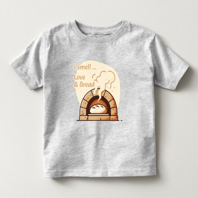 Camiseta Eu sinto o cheiro de Amor & Pão (Frente)