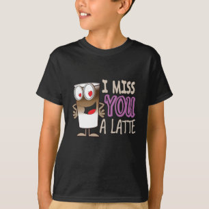 Camiseta Eu sinto saudades de você.
