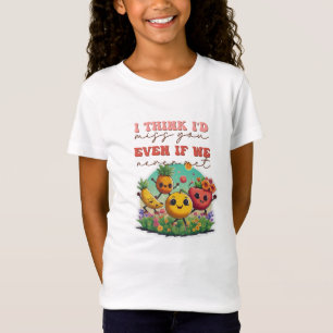 Camiseta Eu sinto sua falta de um grupo de personagens frut