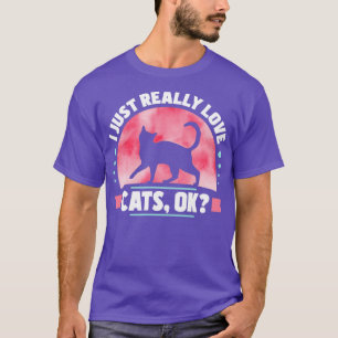 Camiseta Eu Só Adoro Gatos