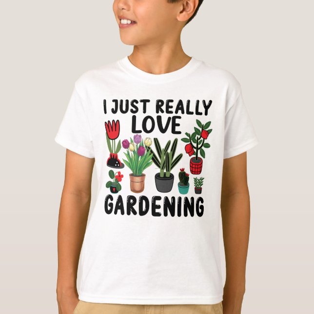 Camiseta Eu Só Adoro Jardinagem (Frente)