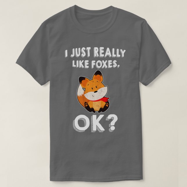 Camiseta Eu Só Adoro Raposas (Frente do Design)