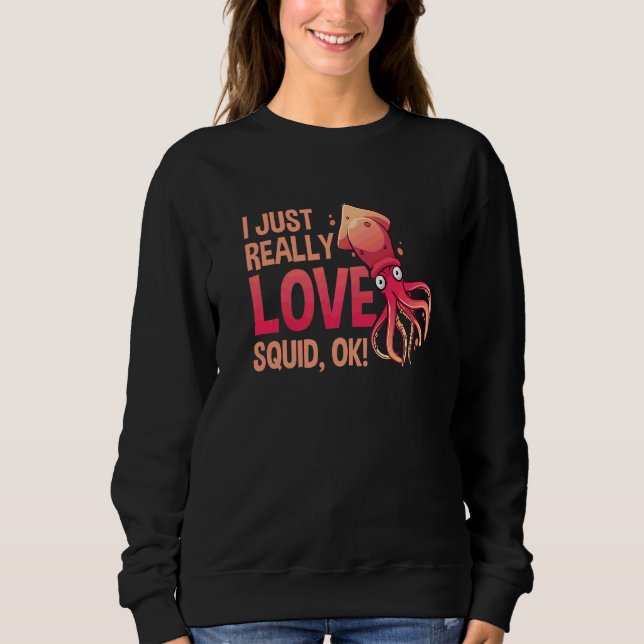 Camiseta Eu Só Amo Muito Lula Ok Polvo  Choco Lula (Frente)